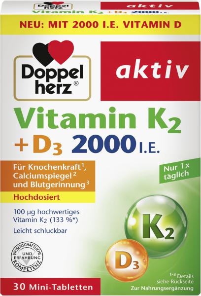 Doppelherz aktiv Vitamin K2 + D3 2000 I.E.