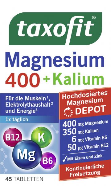 Taxofit Magnesium 400 + Kalium