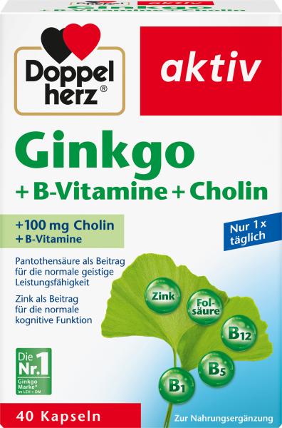 Doppelherz Ginkgo + B-Vitamine + Cholin