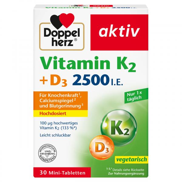 Doppelherz aktiv Vitamin K2 + D3 2500 I.E.