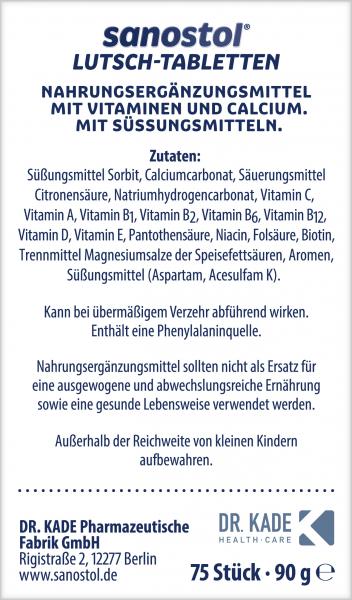 Sanostol Lutschtabletten Multi-Vitamin + Calcium