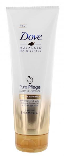 Dove Advanced Hair Series Pure Pflege schwereloses Öl Shampoo
