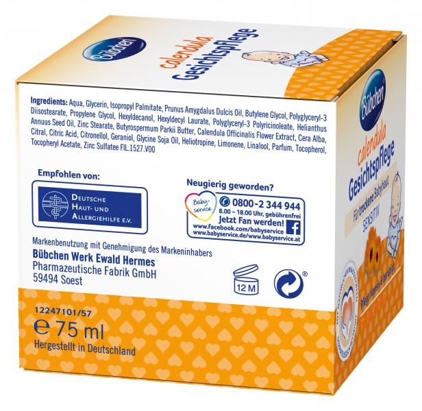 Bübchen Babypflege Calendula Gesichtspflege sensitiv