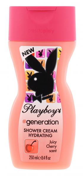 Playboy Generation Shower Cream Hydrating juicy cherry scent 