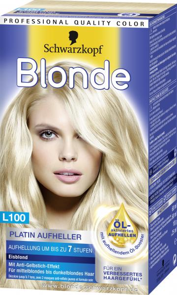 Schwarzkopf Blonde Platin Aufheller L100 eisblond