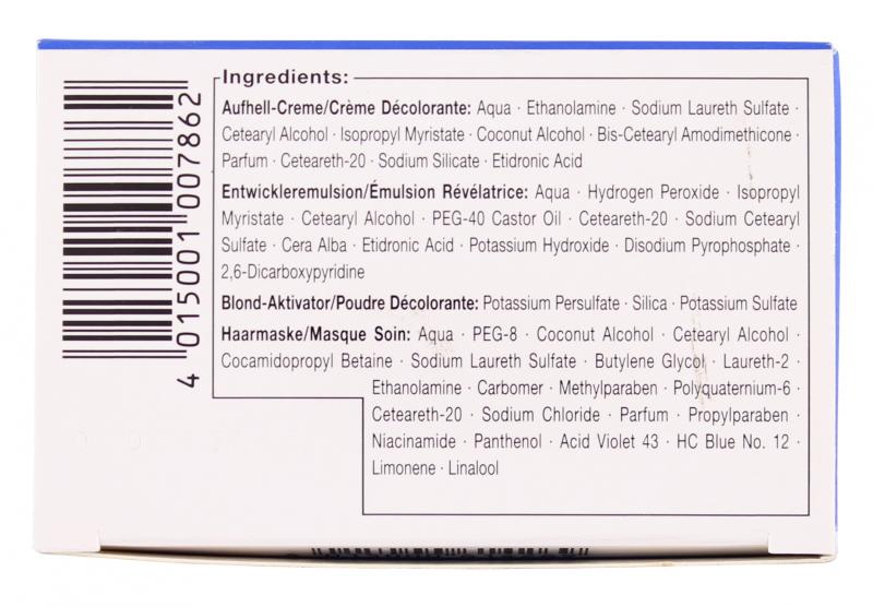 Schwarzkopf Blonde Platin Aufheller L100 eisblond