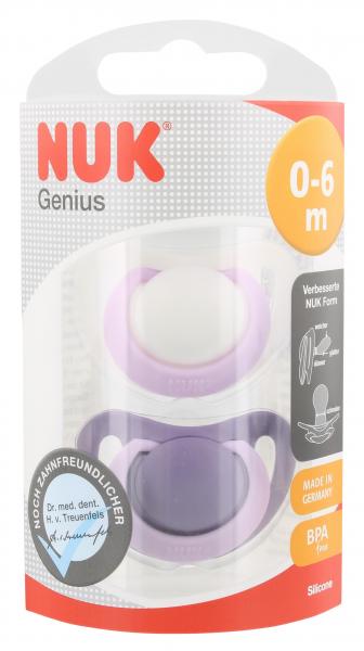 Nuk Genius Beruhigungssauger Silikon Gr.1