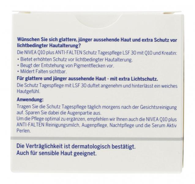 Nivea Q10 Plus Anti-Falten Tagespflege LSF 30