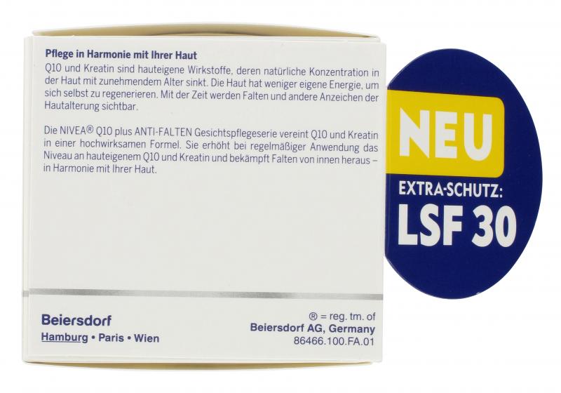 Nivea Q10 Plus Anti-Falten Tagespflege LSF 30