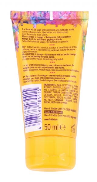 Fruttini My craziness is mango Hand Cream