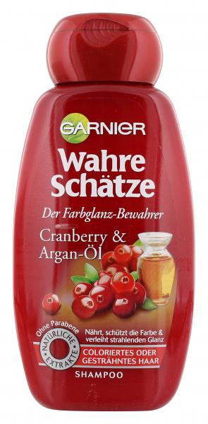 Garnier Wahre Schätze Farbglanz-Shampoo Cranberry und Argan-Öl