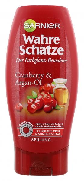 Garnier Wahre Schätze Farbglanz-Spülung Cranberry und Argan-Öl