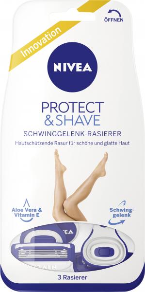 Nivea Protect & Shave Schwinggelenk-Rasierer