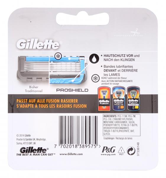 Gillette Fusion Proshield Chill Klingen