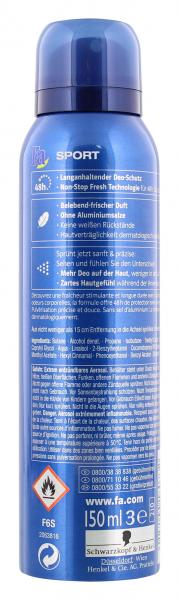 Fa Sport Deodorant belebend-frischer Duft
