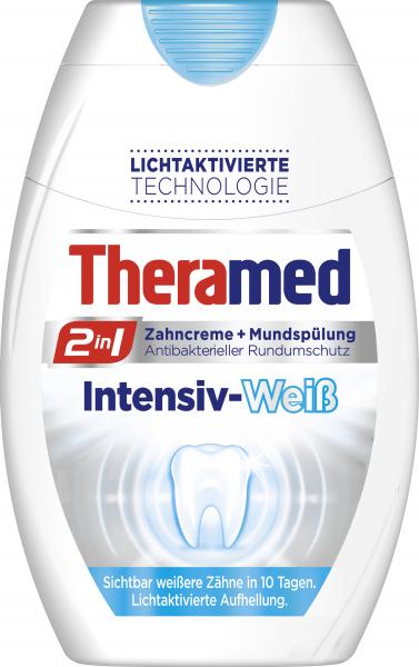 Theramed 2in1 Zahncreme + Mundspülung intensiv-weiß
