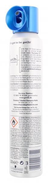 Schwarzkopf got2b Strandmatte Haarspray matt
