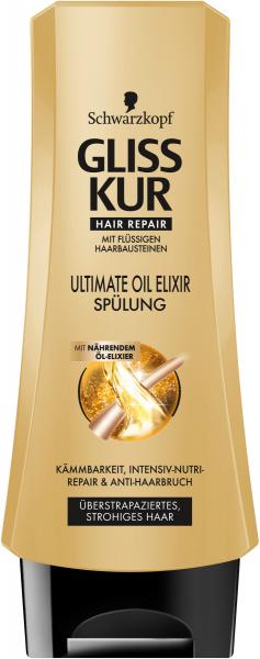 Schwarzkopf Gliss Kur Spülung Ultimate Oil Elixir