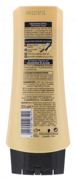 Schwarzkopf Gliss Kur Spülung Ultimate Oil Elixir