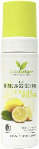 Cosnature 3 in 1 Reinigungs-Schaum Lemon & Melisse