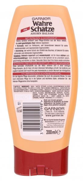Garnier Wahre Schätze Spülung Ahorn Balsam