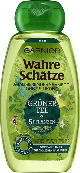Garnier Wahre Schätze Vitalisierendes Shampoo Grüner Tee