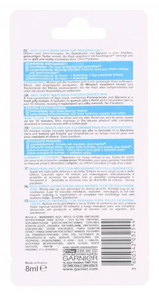 Garnier Skin Active Aqua Mask Granatapfel & Glycerin
