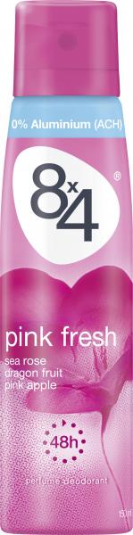 8x4 Pink Fresh Deo Spray Seerose-Drachenfrucht-Pinker Apfel