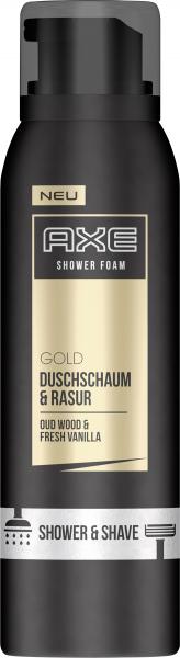 Axe Gold Duschschaum & Rasur Oud Wood & Fresh Vanilla