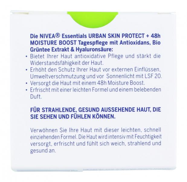 Nivea Urban Skin Protect Tag LSF 20