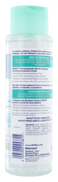 Nivea Shampoo Mizellen Tiefenreinigend
