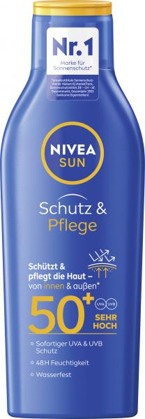 Nivea Sun Schutz & Pflege Sonnenmilch LSF 50+