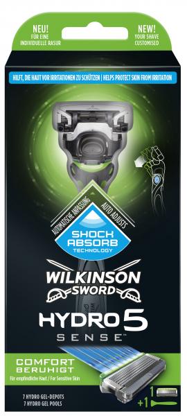 Wilkinson Sword Hydro 5 Sense Comfort beruhigt Rasierer + Klinge