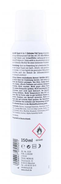 Efasit Sport 4 in 1 Extreme Fuß Spray