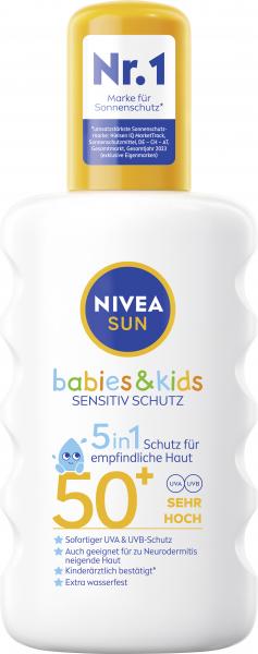 Nivea Sun Babies & Kids Sensitiv Schutz 5in1 LSF 50+