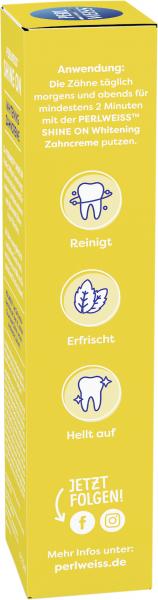 Perlweiß Shine On Whitening Zahncreme Ananas und Minze