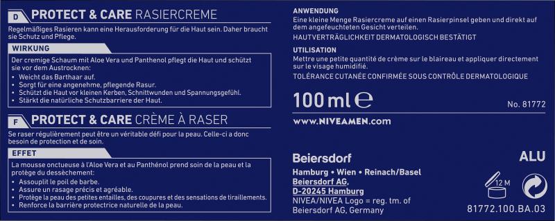 Nivea Men Protect & Care Rasiercreme