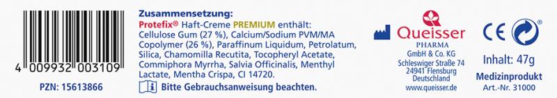 Protefix Haft-Creme Premium 7-fach Effekt