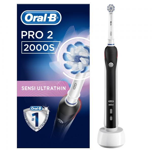 Oral-B Pro 2 2000S Sensi UltraThin Elektrische Zahnbürste