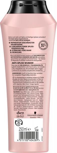 Schwarzkopf Gliss Kur Shampoo Anti-Spliss Wunder