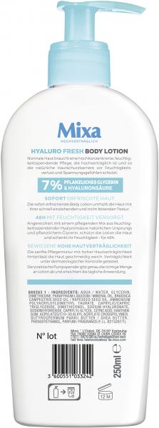 Mixa Body Lotion Hyaluro Fresh Normale Haut