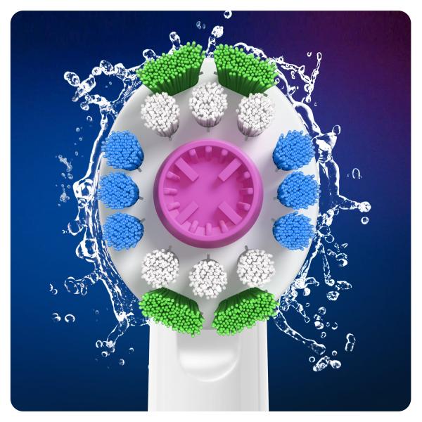 Oral-B 3DWhite Aufsteckbürsten mit CleanMaximiser-Borsten für aufhellende Reinigung