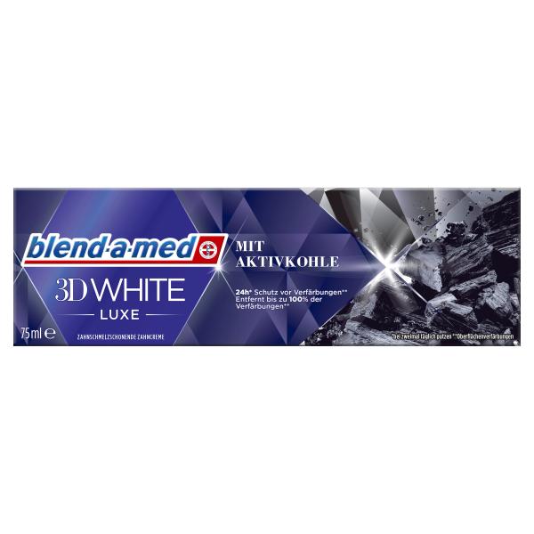 Blend-A-Med 3D White Luxe mit Aktivkohle Zahncreme
