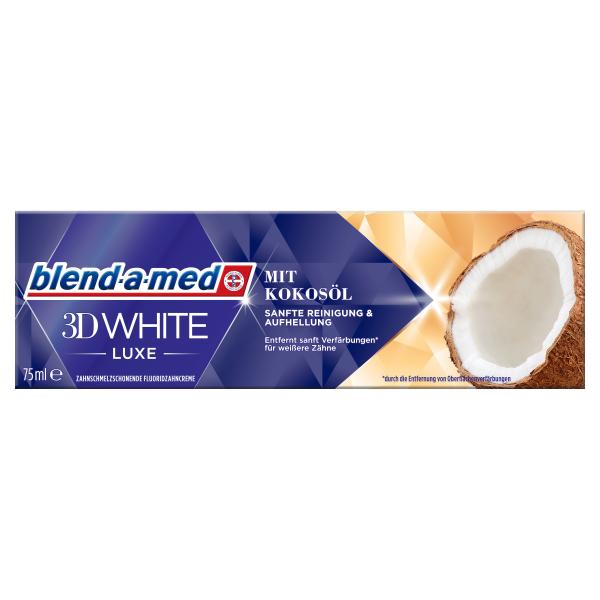 Blend-A-Med 3D White Luxe mit Kokosöl Zahncreme