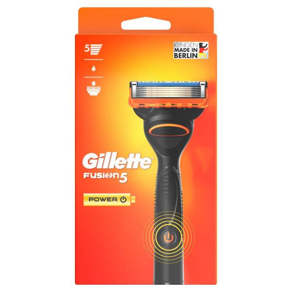 Gillette Fusion5 Power Rasierer für Männer - 1 Klinge, die weltweite Nr. 1 unter den 5-Klingen Rasierern
