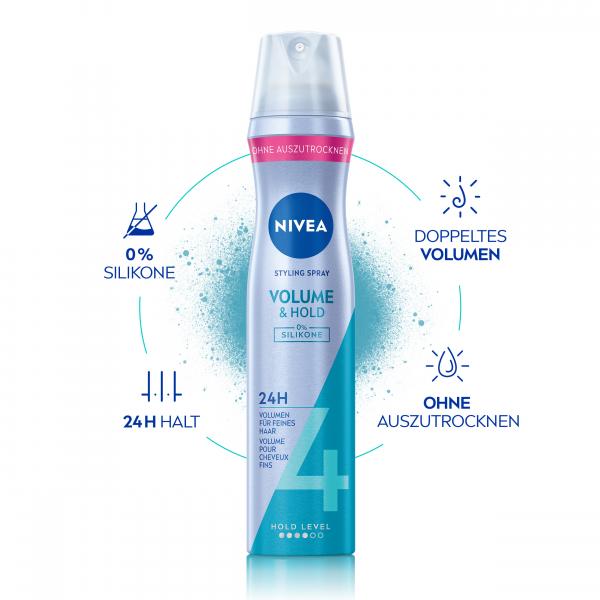 Nivea Styling Spray Volume & Hold Stark Halt 4