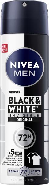 Nivea Men Black & White Invisible Original Deo Spray