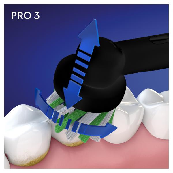 Oral-B Pro 3 3000 Elektrische Zahnbürste Black Edition