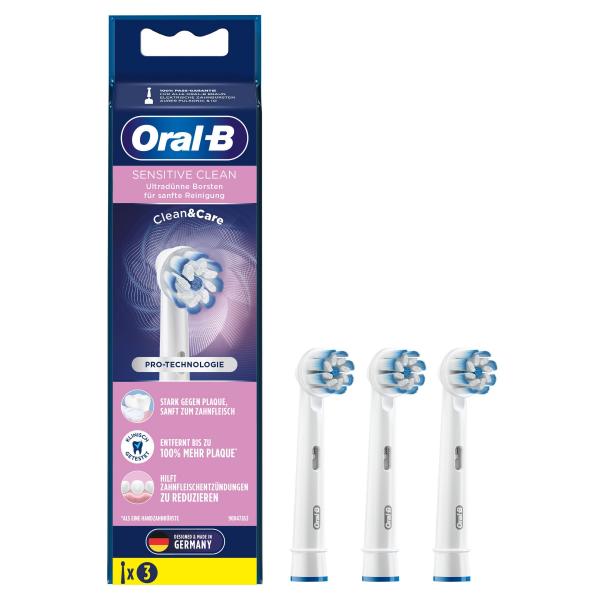 Oral-B Aufsteckbürsten Sensitive Clean Clean&Care