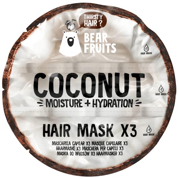 Bear Fruits Coconut Hair Mask 3er Pack